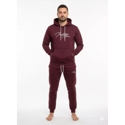 Indigo Denim Denim joggingpak heren bordeaux