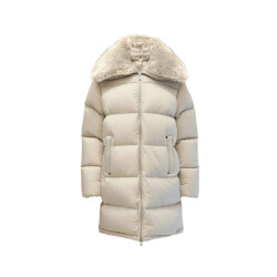 Moose Knuckles Women belle sh long puffer alabaster