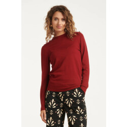 Smashed Lemon Damesgebreide top met lurex |