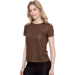 Geisha T-shirt dark brown
