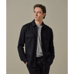Profuomo Ppwf30002e p heren overshirt  met cutaway boord profu