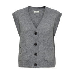 Jacqueline de Yong Jdysuper life sl v-neck vest knt melee