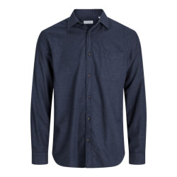 Jack & Jones Jjeclassic melange shirt ls noos navy
