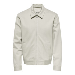 Only & Sons onsjakes 0339 reg zip stretch overs 22034236 silver lining