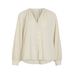 Vila vibabera v-neck l/s shirt 14110148 birch