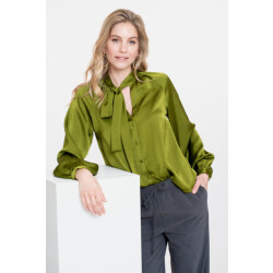Geisha blouse with bow 53544-14 530 green