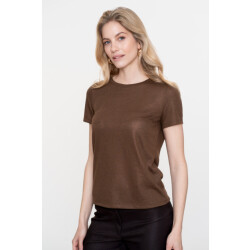 Geisha T-shirt neck foil dessin