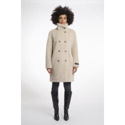 Rino & Pelle mid long teddy coat ena.7002512 birch