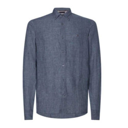 Tommy Hilfiger Heren gepigmenteerd geverfd overhemd