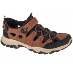 Rieker Leren sandalen met logo voor heren