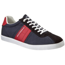 Tommy Hilfiger Heren playoff 1c leren trainers