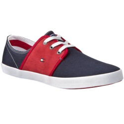 Tommy Hilfiger Heren freddy 6c leren trainers