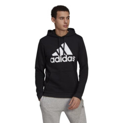 Adidas Heren essentials groot logo fleece hoodie