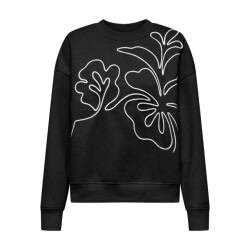 Jacqueline de Yong Canoa l/s emb sweat