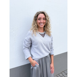 Penn & Ink W25c283 83 penn&ink jumper grey