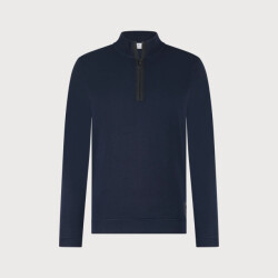 Blue Industry De half-zip pullover met ribkraag |