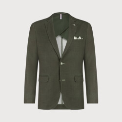 Blue Industry Het colbert met groen dessin |