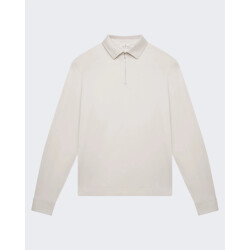 Valenza Heren supima polo zip collar l/s
