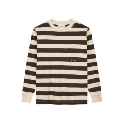 Olaf Hussein Striped rib crewneck sweaters m220204
