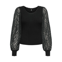 Only Onljulie ls rib mix o-neck cc knt