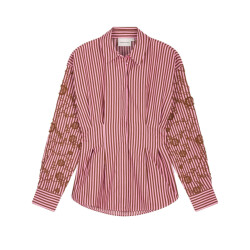Fabienne Chapot Blouse lange mouw cltbls40 rosey