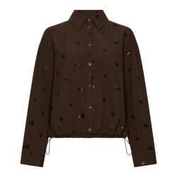 Nukus Blouse lange mouw nkf02070 iris