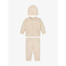 Calvin Klein Unisex baby set vest muts knit