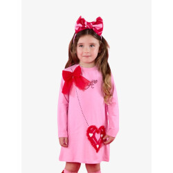 ADee Meisjes jurk lotus peony pink