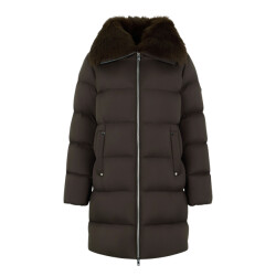 Moose Knuckles Women belle sh long puffer espresso