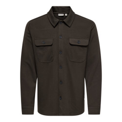 Only & Sons onsnewkodyl overshirt sweat noos 22021279 mulch