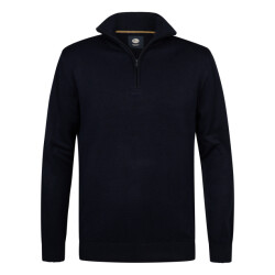 Petrol Industries men knitwear collar basic m-3050-kwc207 5092 royal