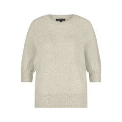 Tramontana short sleeve sequin jumper o02-17-601 006801 melange