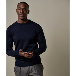 Profuomo Pp2j00011a prufuomo pullover crew neck navy