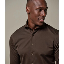 Profuomo Ppwh30026e prufuomo japanese knitted shirt sc brown