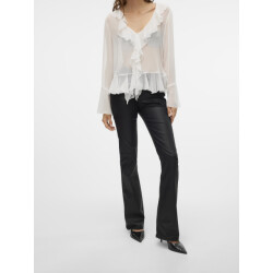 Vero Moda Vmflash mr flared coated pants noos