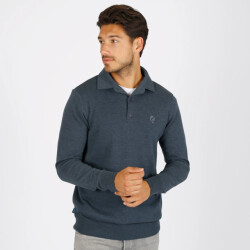 Q1905 Trui casteren jeans melange