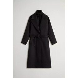 Woolrich Women twill wool long coat