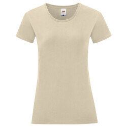 Fruit of the Loom Dames iconic combed cotton t-shirt