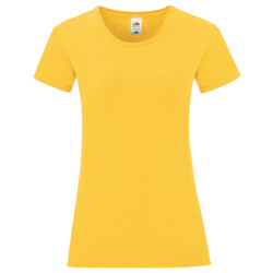 Fruit of the Loom Dames iconic combed cotton t-shirt