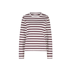 Studio Anneloes Annika stripe ls tshirt ecru dessin