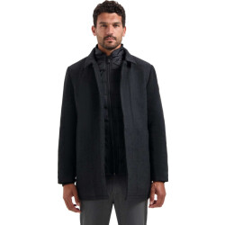 No Excess Jacket mid long fit detachable fron antra melange