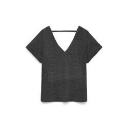 Vero Moda vmhoxanne s/s v-neck top jrs btq 10338179 black