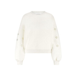Nukus Amadora sweater flowerstuds sweaters nkf03029