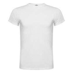 Roly Unisex sublima plain t-shirt voor volwassenen