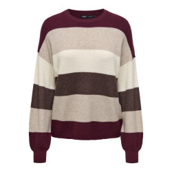 Only Onlatia ls stripe pullover knt noos dessin