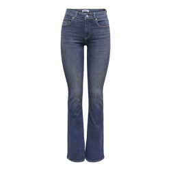 Only Onlblush mw flared smu dnm pim blue denim