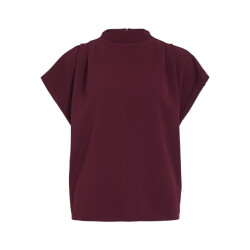 Vila Vimerlano funnelneck ss top bordeaux