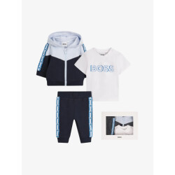 Hugo Boss Junior Jongens baby joggingpak navy