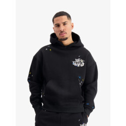 Black Bananas Heren hoodie painter zwart