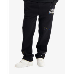 Black Bananas Heren joggingbroek painter zwart
